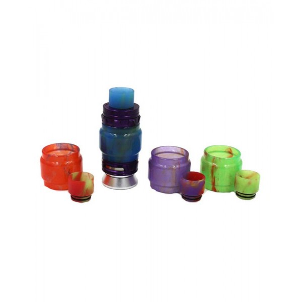 TFV12 Prince Resin Glass Tank Drip Tip