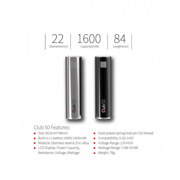 Smokjoy Club 50 Micro Vape Kit