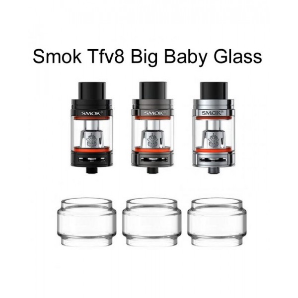 Smok Tfv8 Big Baby Replacement Glass Tubes 3PCS/Pack